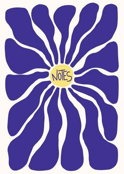 Produktbild: Carnet Fleur bleue