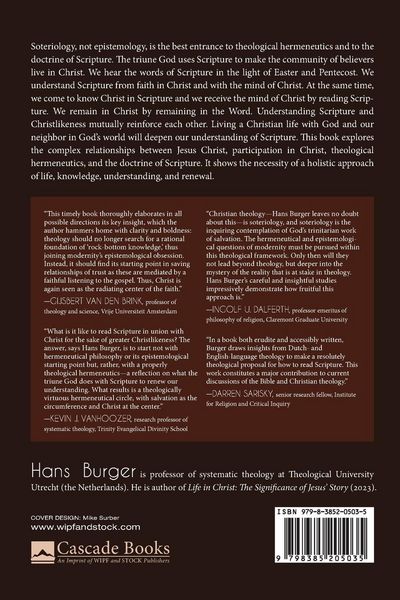 Produktbild: Jesus Christ, Hermeneutics, and Scripture