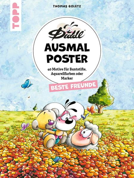Produktbild: DIDDL &ndash; Ausmalposter &ndash; Beste Freunde