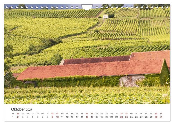Produktbild: Elsass - von Stra&szlig;burg bis Colmar, zwischen Rhein und Vogesen (Wandkalender 2027 DIN A4 quer), CALVENDO Monatskalender