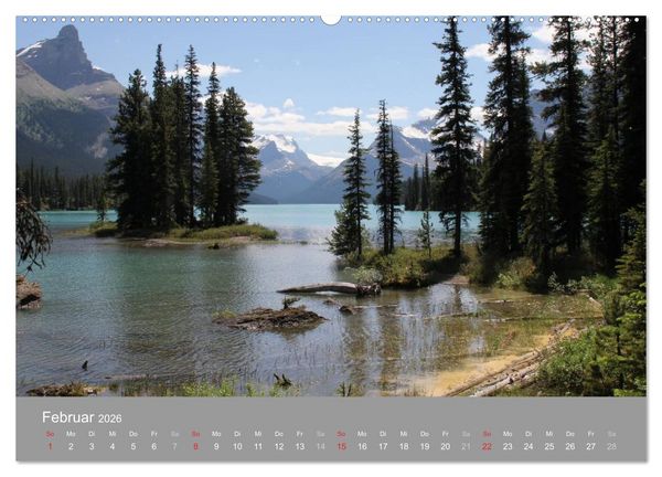 Produktbild: Rocky Mountains 2026 (Wandkalender 2026 DIN A2 quer), CALVENDO Monatskalender