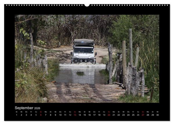 Produktbild: Land Rover Defender - Unterwegs in Afrika (Wandkalender 2026 DIN A2 quer), CALVENDO Monatskalender