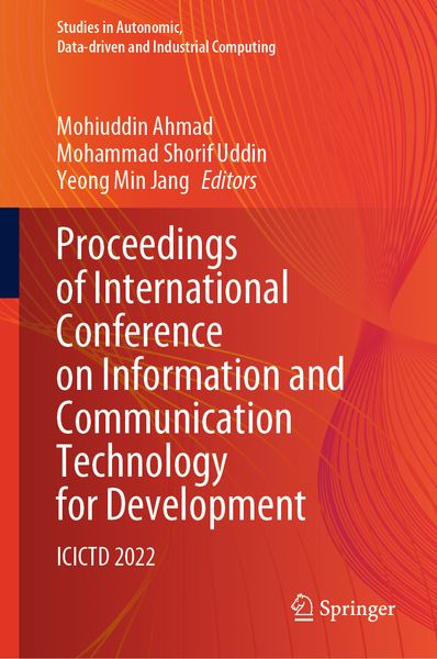 Produktbild: Proceedings of International Conference on Information and Communication Technology for Development