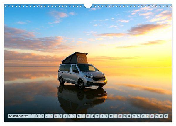 Produktbild: VANLIFE - Dein Weg. Dein Ziel. Dein Zuhause. (Wandkalender 2026 DIN A3 quer), CALVENDO Monatskalender