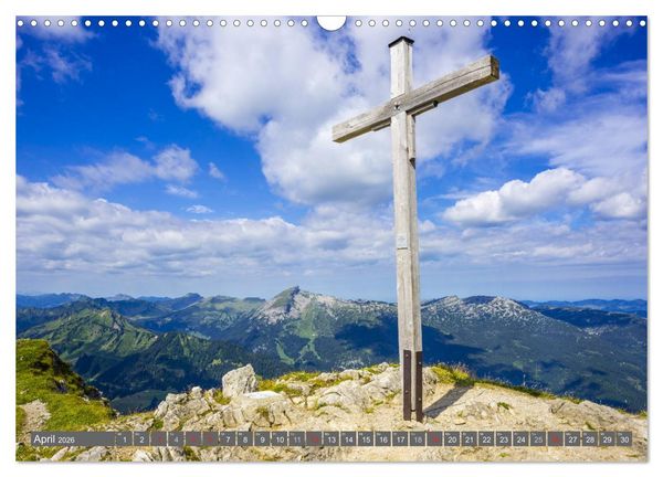 Produktbild: Wanderziele rund um Oberstdorf (Wandkalender 2026 DIN A3 quer), CALVENDO Monatskalender
