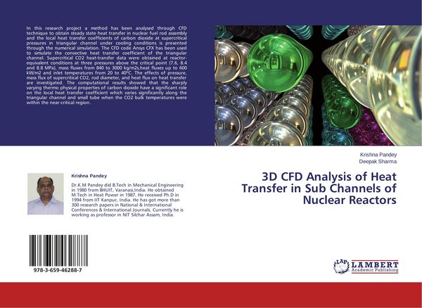 Produktbild: 3D CFD Analysis of Heat Transfer in Sub Channels of Nuclear Reactors