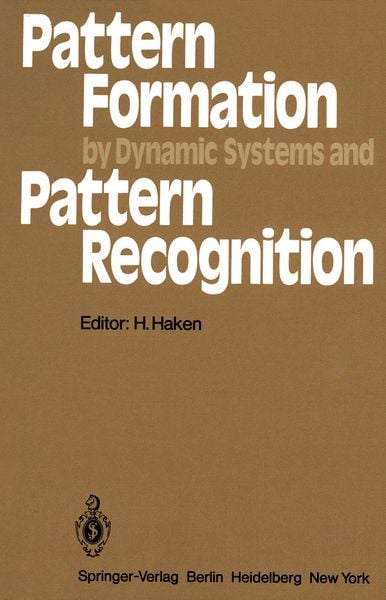 Produktbild: Pattern Formation by Dynamic Systems and Pattern Recognition
