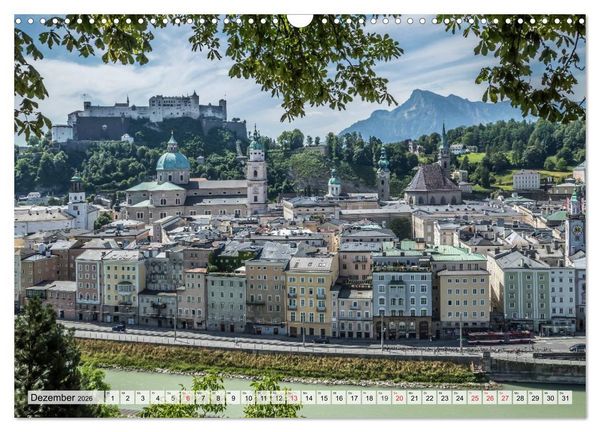 Produktbild: Charmantes Stadtherz SALZBURG (Wandkalender 2026 DIN A3 quer), CALVENDO Monatskalender
