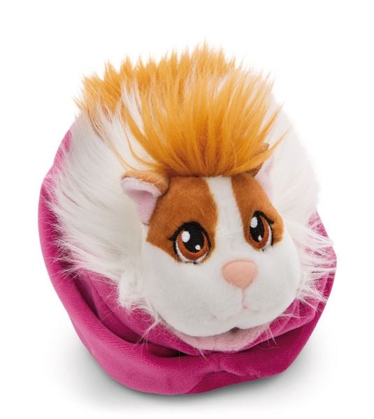 Produktbild: NICI Kuscheltier Meerschweinchen espresso-karamell im K&ouml;rbchen gr&uuml;n 12cm