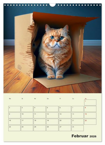 Produktbild: Jetzt ist die Katze aus dem Sack! Katzenspa&szlig; vom Feinsten! (Wandkalender 2026 DIN A3 hoch), CALVENDO Monatskalender