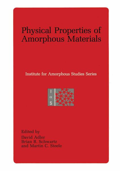 Produktbild: Physical Properties of Amorphous Materials