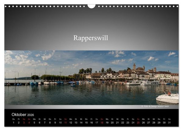 Produktbild: Panorama Schweiz (Wandkalender 2026 DIN A3 quer), CALVENDO Monatskalender