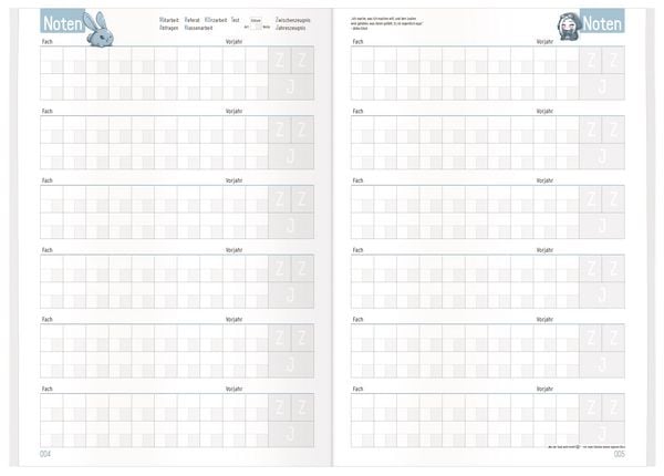Produktbild: H&auml;fft PLANER - Hausaufgabenheft 26/27