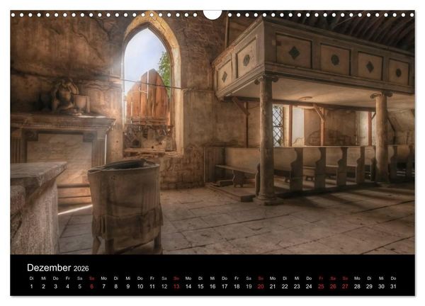 Produktbild: Lost Places - Verlassene Orte (Wandkalender 2026 DIN A3 quer), CALVENDO Monatskalender