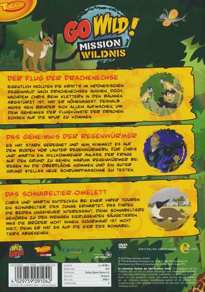 Produktbild: Go Wild! - Mission Wildnis - Folge 2: Der Flug der Drachenechse