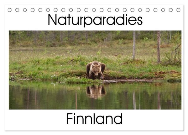 Produktbild: Naturparadies Finnland (Tischkalender 2026 DIN A5 quer), CALVENDO Monatskalender