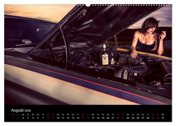 Produktbild: Cars and Girls (hochwertiger Premium Wandkalender 2026 DIN A2 quer), Kunstdruck in Hochglanz