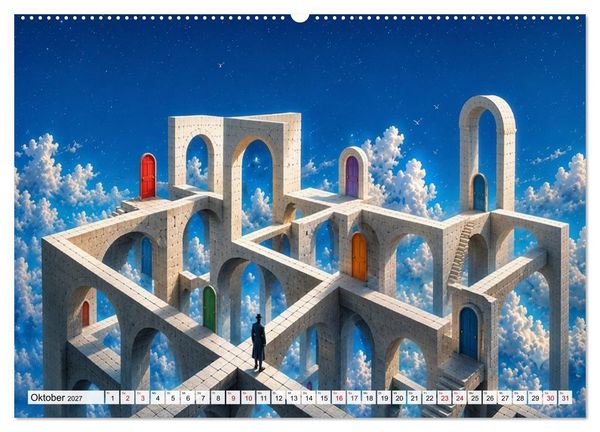 Produktbild: Zwischen Ausgang und Unendlichkeit (Wandkalender 2027 DIN A2 quer), CALVENDO Monatskalender