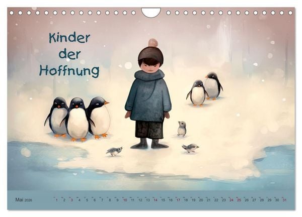 Produktbild: Friedensboten - Stimmen der Hoffnung (Wandkalender 2026 DIN A4 quer), CALVENDO Monatskalender