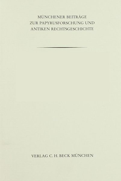 Produktbild: M&uuml;nchener Beitr&auml;ge zur Papyrusforschung und antiken Rechtsgeschichte / M&uuml;nchener Beitr&auml;ge zur Papyrusforschung Heft 11: Der heutige Stand der r&ouml;mischen Rechtswissenschaft