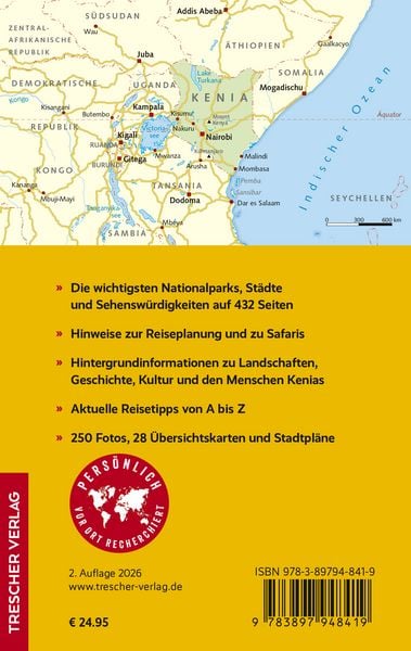 Produktbild: TRESCHER Reisef&uuml;hrer Kenia