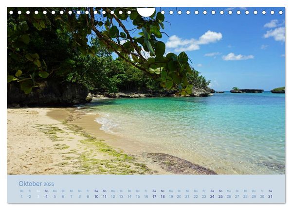 Produktbild: Tropentraum - Impressionen aus der Dominikanischen Republik (Wandkalender 2026 DIN A4 quer), CALVENDO Monatskalender