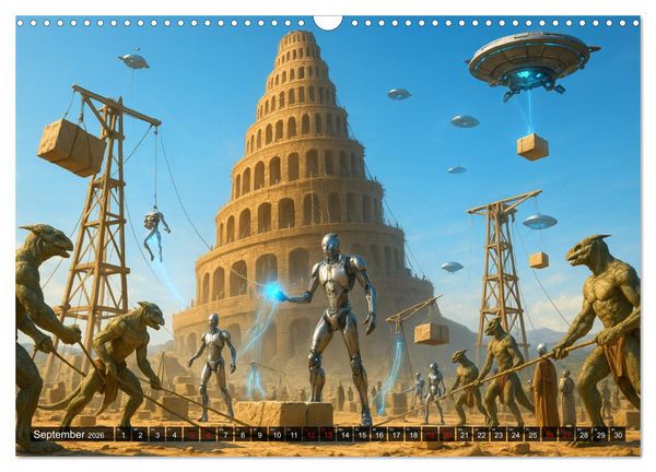Produktbild: R&auml;tsel aus Stein - Uralte Baukunst neu gedacht (Wandkalender 2026 DIN A3 quer), CALVENDO Monatskalender