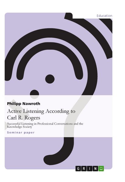 Produktbild: Active Listening According to Carl R. Rogers
