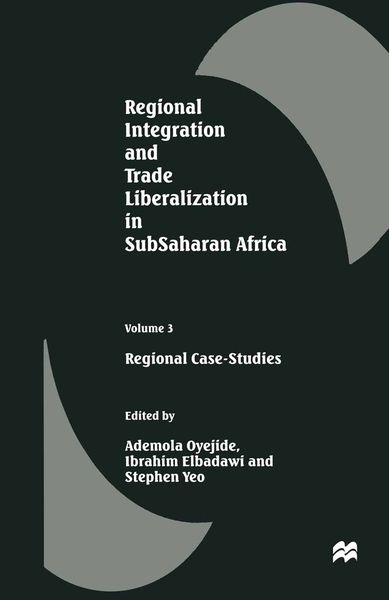 Produktbild: Regional Integration and Trade Liberalization in SubSaharan Africa