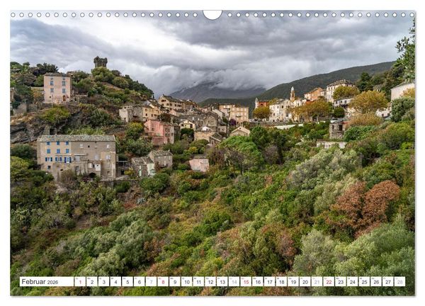 Produktbild: Korsika - Bastia und das Cap Corse (Wandkalender 2026 DIN A3 quer), CALVENDO Monatskalender