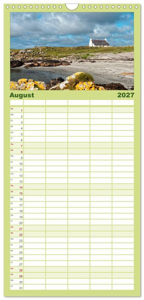 Produktbild: Familienplaner 2027 - Islay und das "Wasser des Lebens" mit 5 Spalten (Wandkalender, 21 x 45 cm) CALVENDO