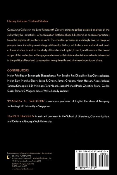 Produktbild: Consuming Culture in the Long Nineteenth Century