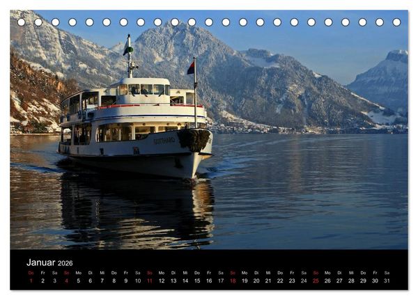 Produktbild: Zauber der Berge. Die Schweizer Alpen (Tischkalender 2026 DIN A5 quer), CALVENDO Monatskalender