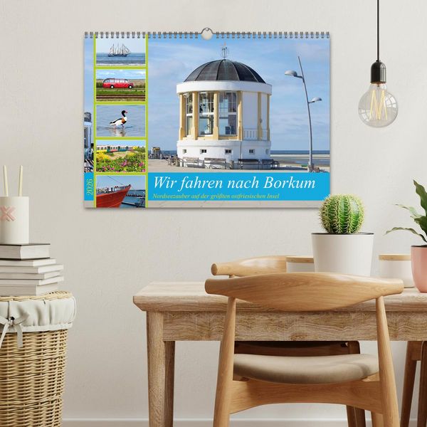 Produktbild: Wir fahren nach Borkum (Wandkalender 2026 DIN A3 quer), CALVENDO Monatskalender