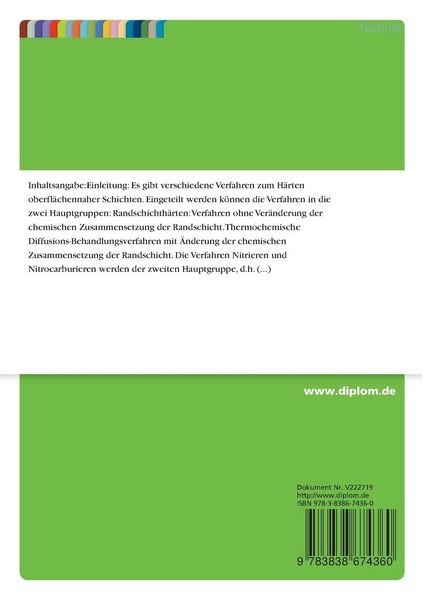 Produktbild: Eigenschaften nitrierter/nitrocarburierter Bauteile und deren Beeinflussung durch Prozessf&uuml;hrung