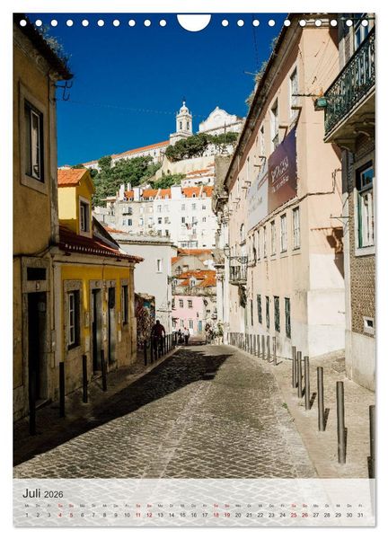 Produktbild: Lissabon Perspektiven (Wandkalender 2026 DIN A4 hoch), CALVENDO Monatskalender
