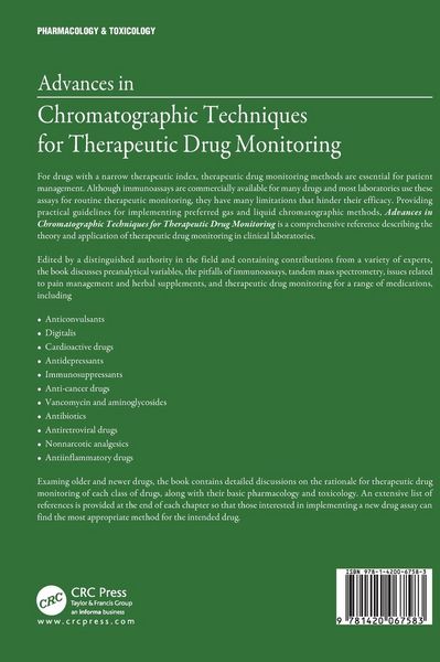 Produktbild: Advances in Chromatographic Techniques for Therapeutic Drug Monitoring
