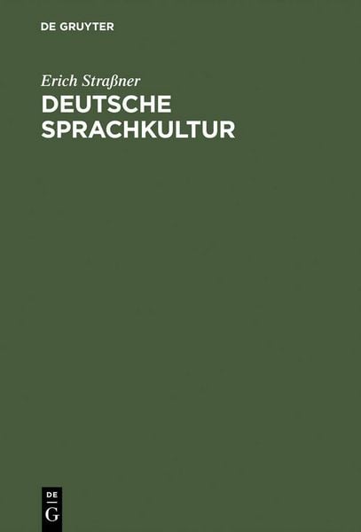 Produktbild: Deutsche Sprachkultur