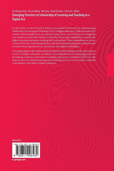 Produktbild: Emerging Practices in Scholarship of Learning and Teaching in a Digital Era
