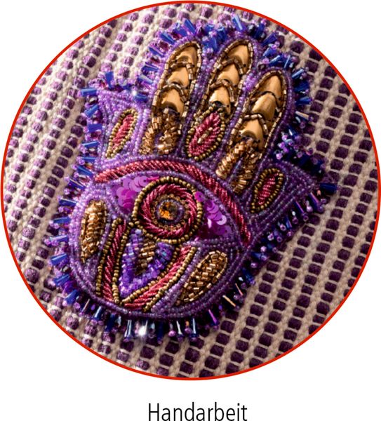 Produktbild: Grosse Tasche Hamsa Hand / Lieblingsst&uuml;cke