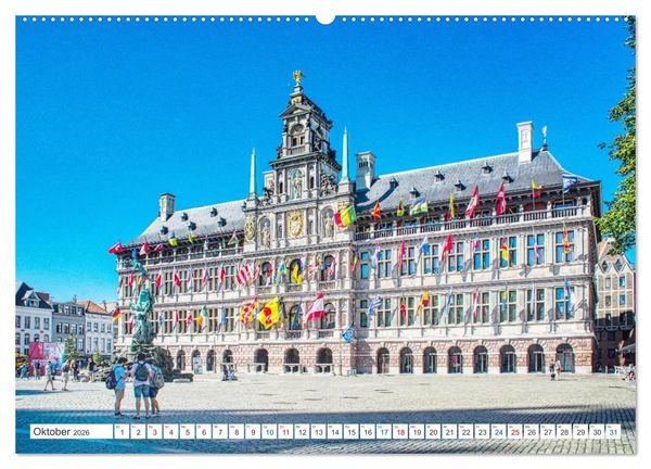 Produktbild: Antwerpen - sehen und erleben (Wandkalender 2026 DIN A2 quer), CALVENDO Monatskalender