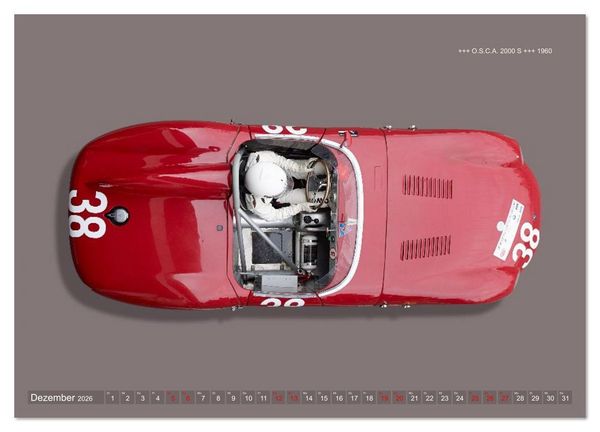 Produktbild: Two-Seater Racing Cars 1950-1960 (Wandkalender 2026 DIN A2 quer), CALVENDO Monatskalender