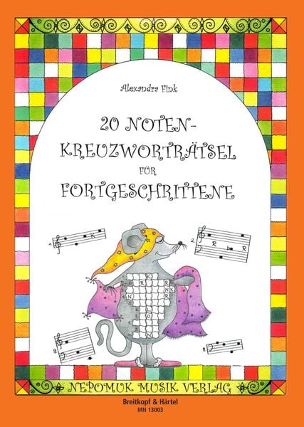 20 Noten-Kreuzworträtsel für Fortgeschrittene