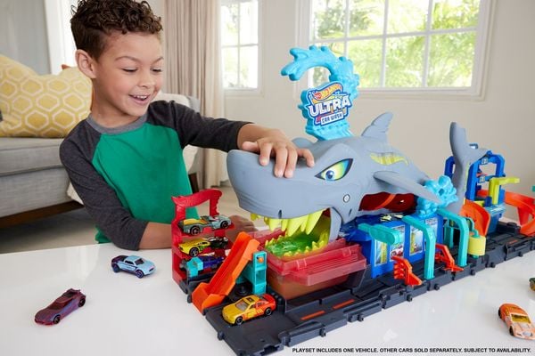 Produktbild: Hot Wheels City Ultimative Hai Auto-Waschanlage