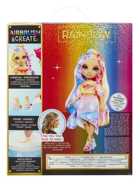 Produktbild: Rainbow High Color & Create Evergreen Fashion Dolls - Purple Eyes