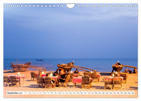 Produktbild: Momente einer Reise - Goa und Karnataka (Wandkalender 2027 DIN A4 quer), CALVENDO Monatskalender