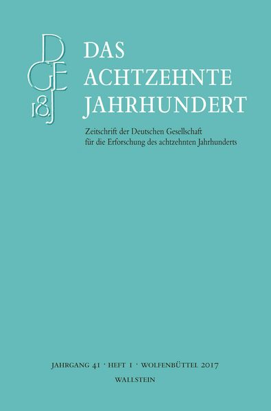 Produktbild: Das achtzehnte Jahrhundert 41/1