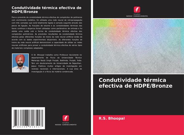 Produktbild: Condutividade t&eacute;rmica efectiva de HDPE/Bronze