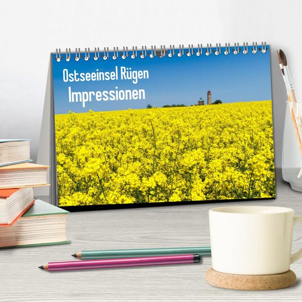 Produktbild: Ostseeinsel R&uuml;gen Impressionen (Tischkalender 2026 DIN A5 quer), CALVENDO Monatskalender