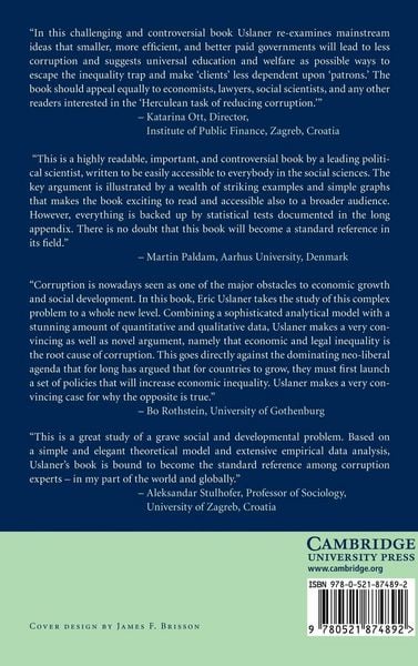Produktbild: Corruption, Inequality, and the Rule of Law